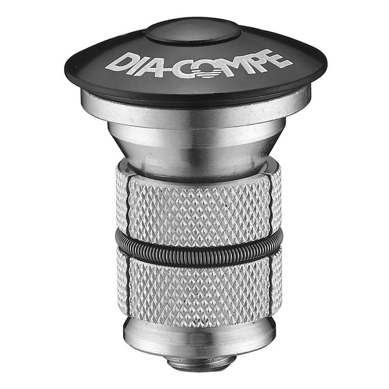 Dia-Compe Alloy Ahead Cap/Expander 22-24mm Headset Black