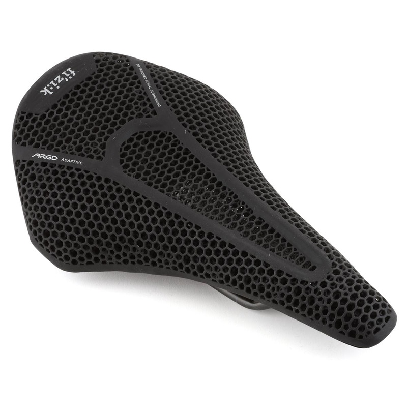 fizik Vento Argo R3 Adaptive Saddle (Black) (Kium Rails) (3D-Printed) (150mm) 