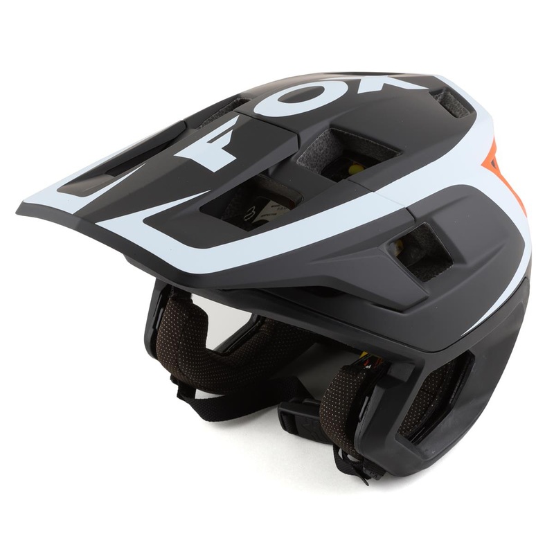 Fox Racing Dropframe Pro MIPS Helmet (Black Dvide) (S) 