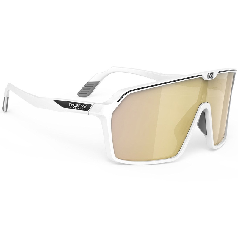Occhiali Rudy Spinshield - White Matte - Rp Optics Multilaser Gold
