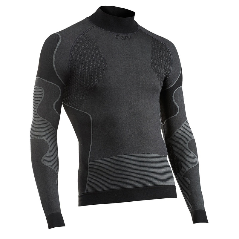 Maglia intima maniche lunghe Northwave High Neck Revolution - Nero