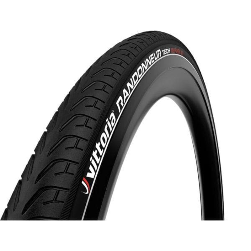 Vittoria Randonneur Tech 700x40c Rigid Full Black Refl G2.0 Tyre
