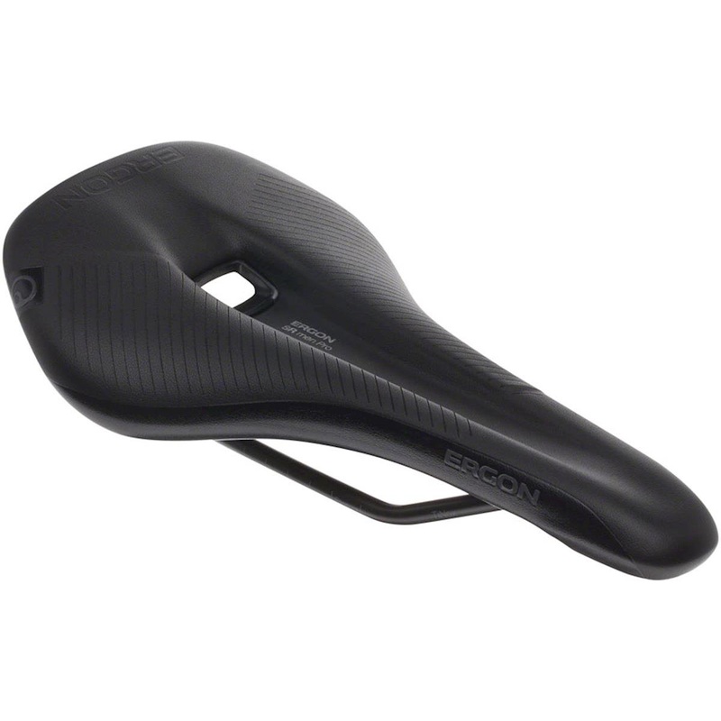 Ergon SR Pro Saddle (Black) (Titanox Rails) (M/L) (153mm) 