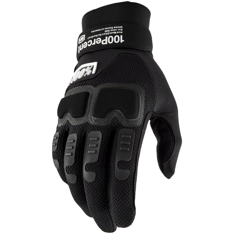 100% Langdale Gloves - Black  2X-Large