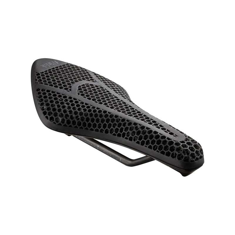 fizik Transiro Aeris Short Distance R1 Adaptive Saddle (Black) (Carbon Rails) (135mm Width)