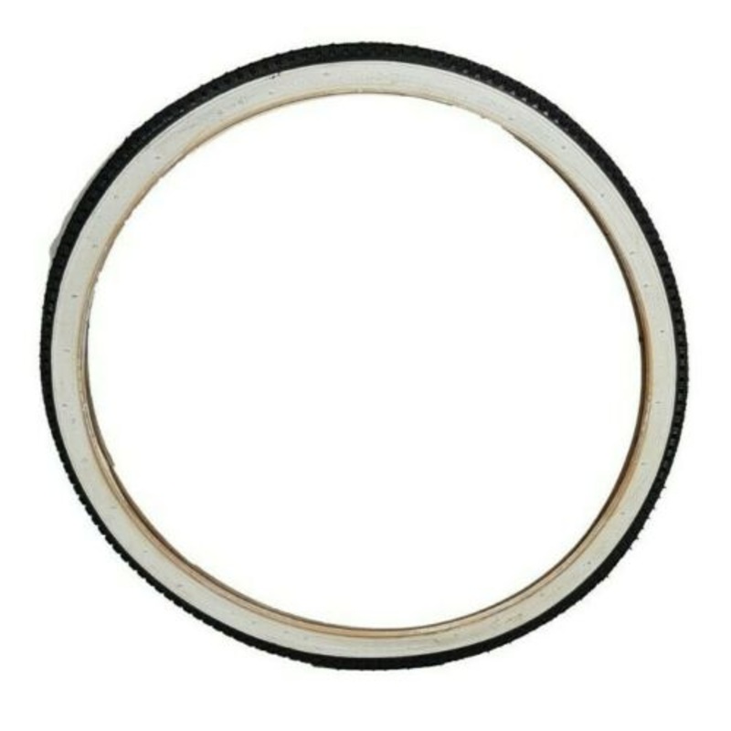26 x 1 1/2 (40-584) Tyres With Roadster Tread For Vintage Bikes Black & White