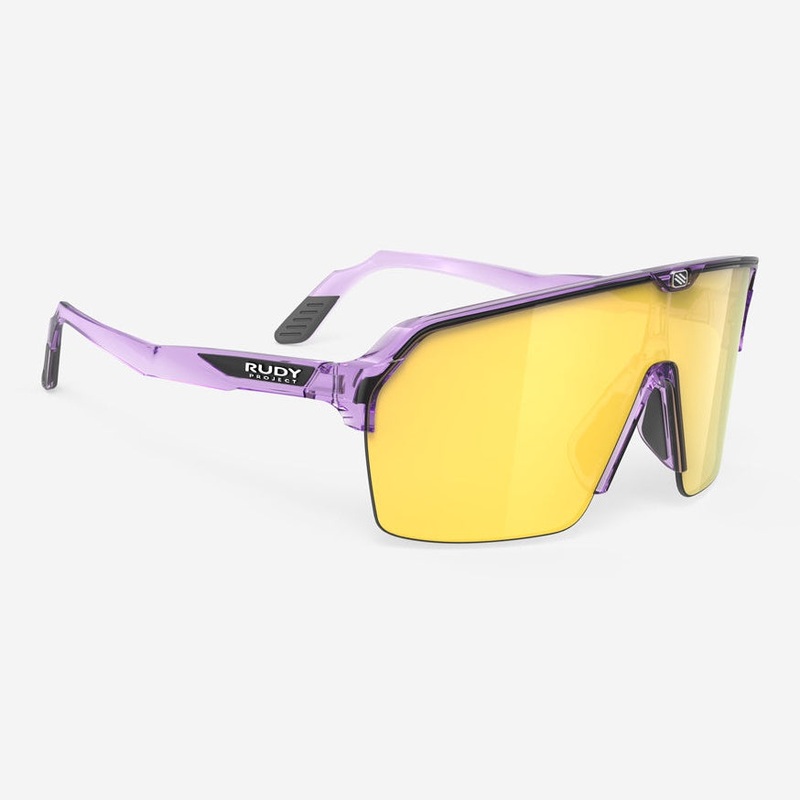 Occhiali Rudy Spinshield Air - Crystal Lilac Multilaser Gold