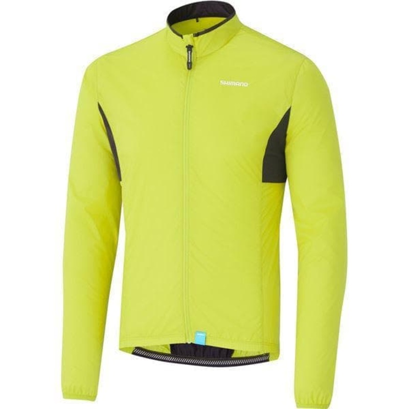 Shimano Clothing Men's Compact Windbreaker, Neon Yellow