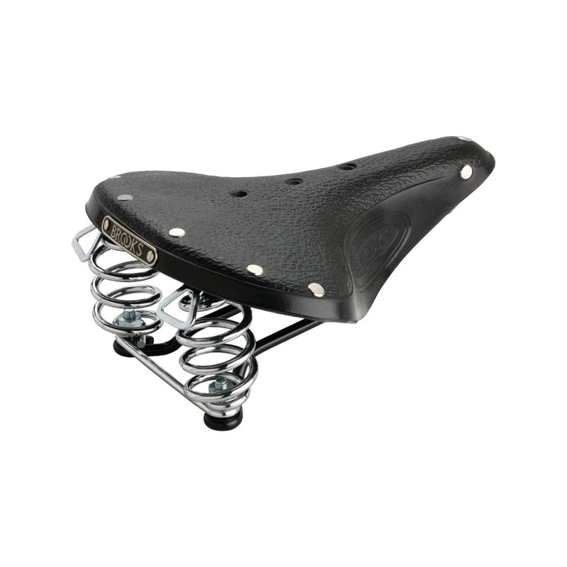 Brooks B67 S Women's Saddle (Black) (Black Steel Rails) (210mm) 