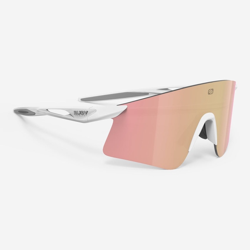 Occhiali Rudy Project Astral X - White Matte Multilaser Rose Gold