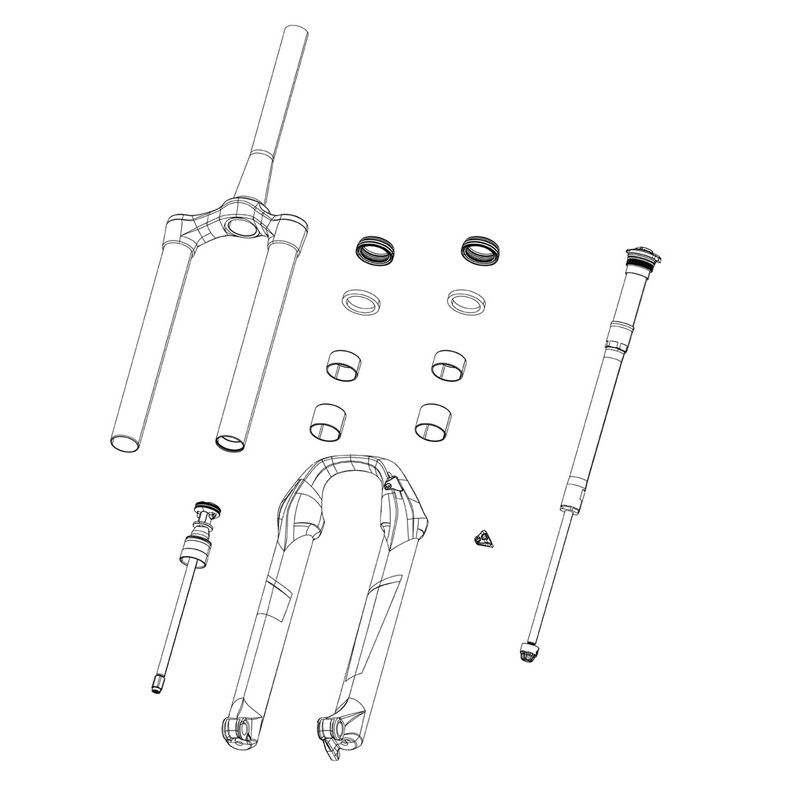 Rockshox Rear Shock Motor Module (Includes Complete Electronics Assembly And Cap Screws) - Vivid Ultimate Flight Attendant C2 (2025+):