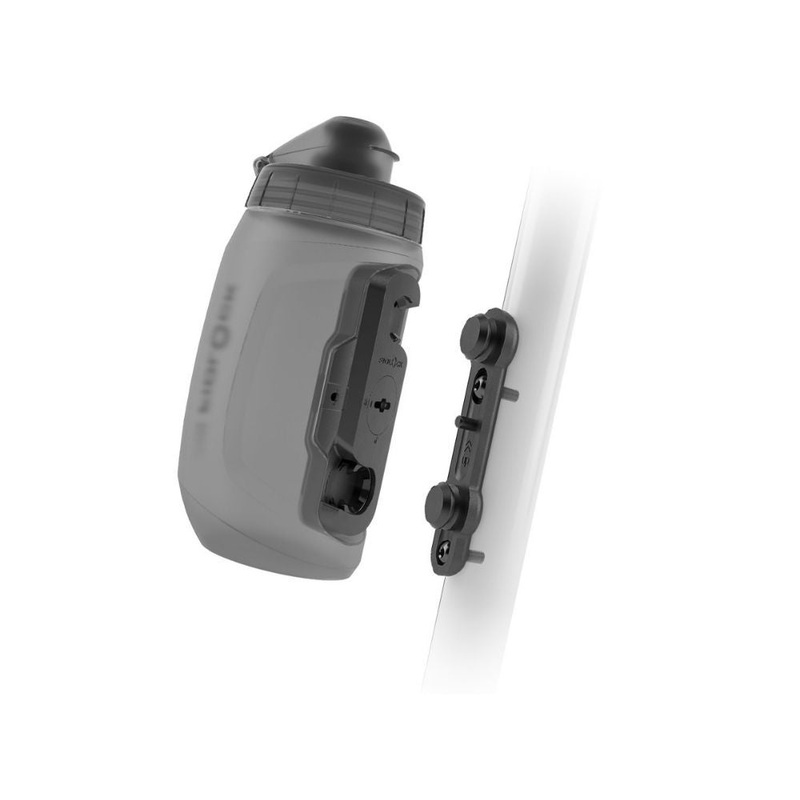 Borraccia Fidlock Twist 450 ml + bike base - Grigio