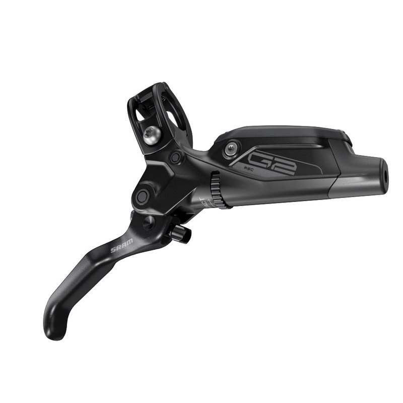 SRAM G2 RSC Lever Assembly|SRAM Disc Brake Lever Assembly G2 RSC (A2) - Aluminium Lever (Assembled, No Hose, Includes Barb and Olive) Diffusion Black Anodized