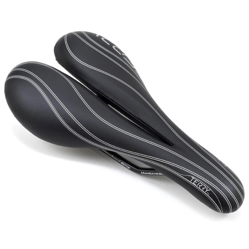 Terry Women's FLX Saddle (Black) (Manganese Rails) (142mm) 