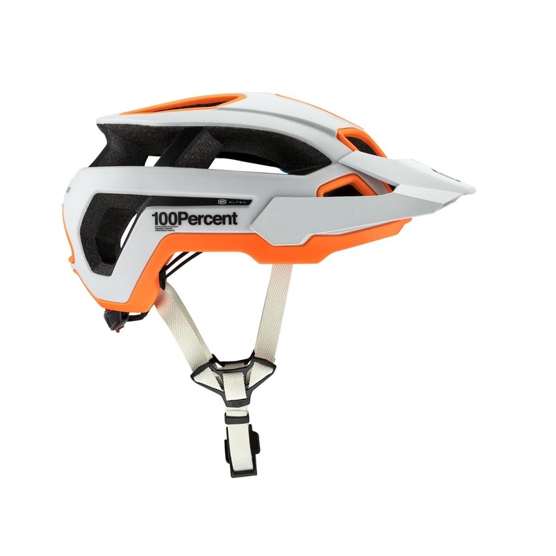 100% Altec Fidlock Helmet 2021 Light Grey XS/S