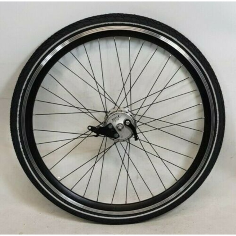 26 Sturmey Archer RX-RD3 Rear Bike Wheel Solid Tyre Black