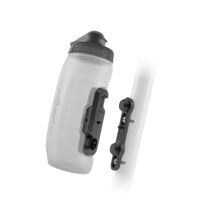 Borraccia Fidlock Twist 590 + bike base - Trasparente