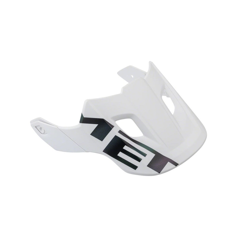 Met Roam Visor (White Iridescent/Matte) (L) 