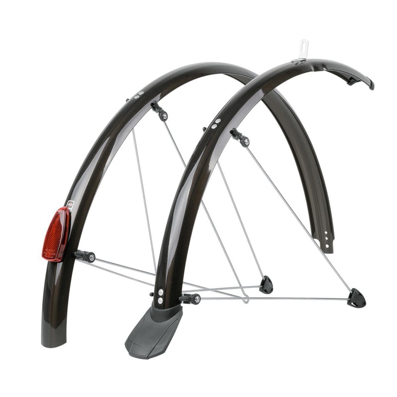 Sks Chromoplastics Mudguard Set 26 P65: Black 26 65Mm