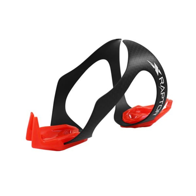 X-Lab Raptor Bottle Cages|XLab-USA Raptor Carbon Bottle Cage - Black/Red|XLab-USA Raptor Carbon Bottle Cage - Black/White