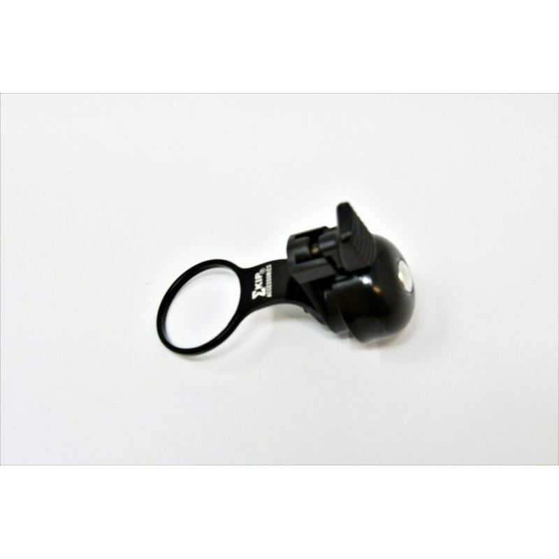 1 1/8ahead steerer tube mount black alloy Bike Flick Bell suit all bikes Black