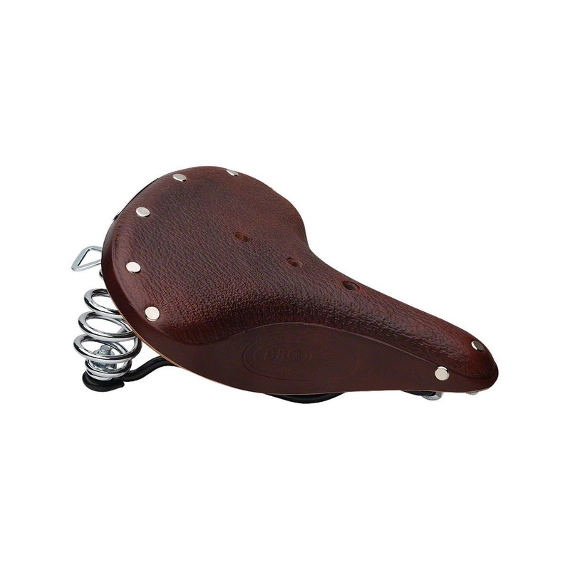 Brooks B67 S Women's Saddle (Brown) (Black Steel Rails) (210mm) 