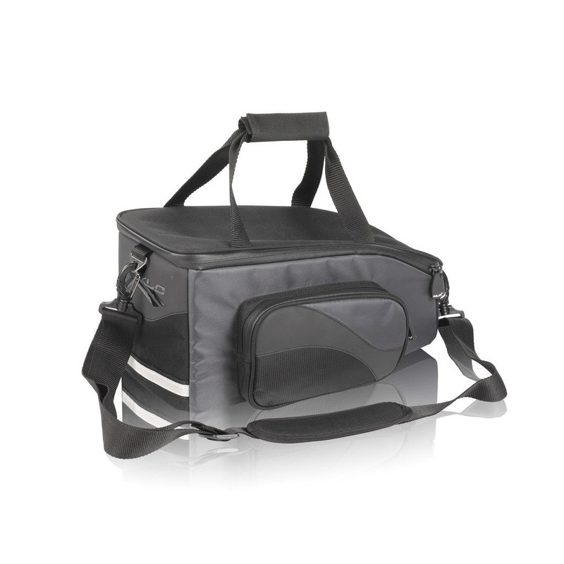 XLC BIKE CARRIER FITTING TOP BOX PANNIER BAG, DOUBLES AS A SHOULDER BAG 15 LITRE WATER RESISTANT