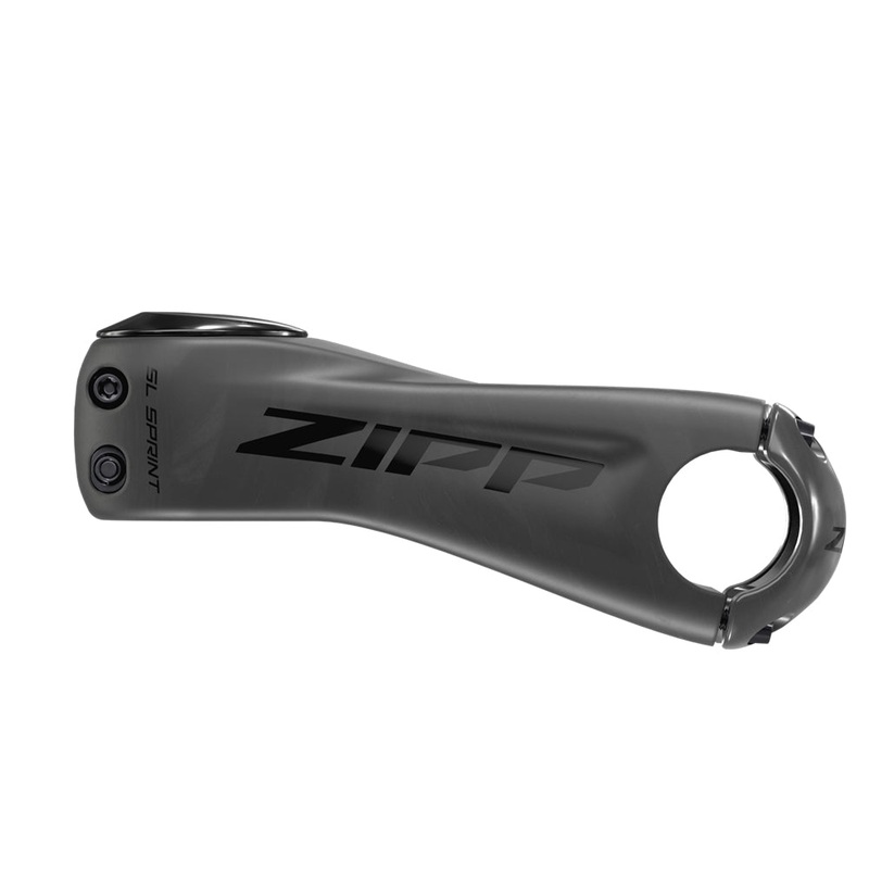 Zipp SL Sprint Stem|Zipp Stem SL Sprint 31.8mm Clamp, 12deg Rise, 110mm Length, 1-1/8" Steerer Carbon with Matte Black Logos, Universal Face Plate A3|Zipp Stem SL Sprint 31.8mm Clamp, 12deg Rise, 120mm Length, 1-1/8" Steerer Carbon with Matte Black Logos,