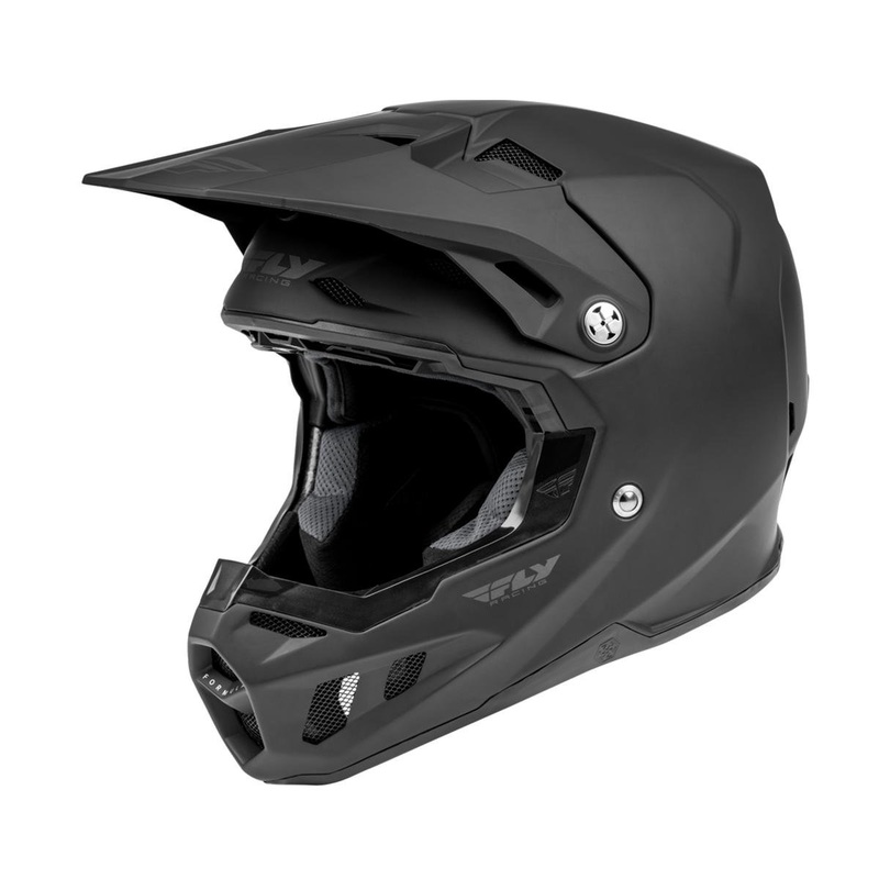 Fly Racing Formula CC Solid Helmet (Matte Black) (XL) 