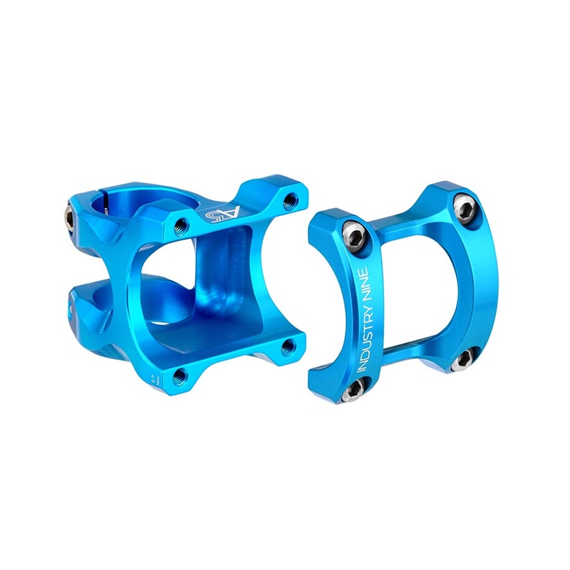 Industry Nine A35 Stem - 50mm 35mm Clamp +/-6 1 1/8 Aluminum Turquoise