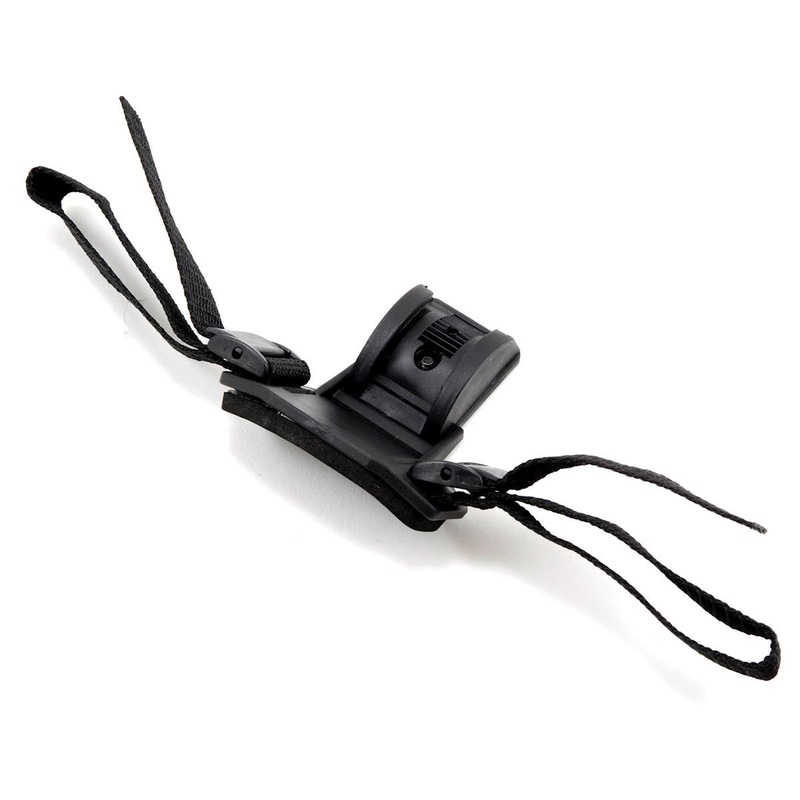 NiteRider Pro Series Angled Helmet Strap Mount (Black) (Dual Beam Headlight) 