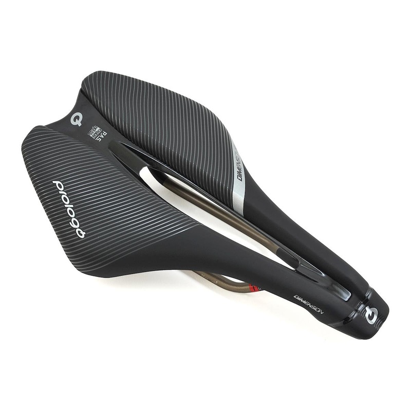 Prologo Dimension 143 Saddle (Black) (Tirox Rails) (143mm) 