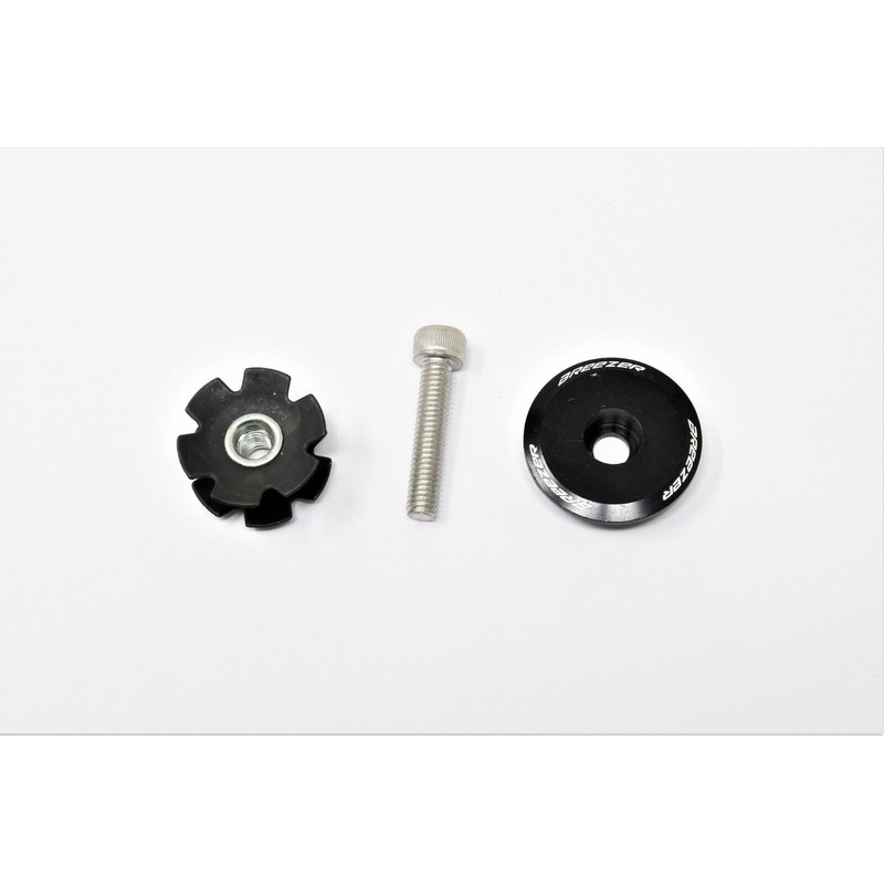 1 1/8 28.6mm Bike Fork Headset Steerer Star Nut Bolt & Alloy A-head Top Cap