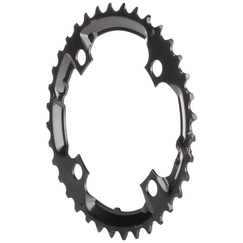 Shimano Deore M590 Chainring - 36t 104 BCD 4-Bolt 9-Speed Black