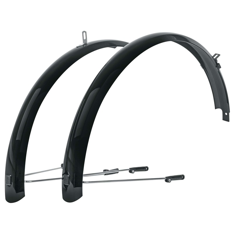 Sks Bluemels 24 Mudguard Set: Black 24 53Mm