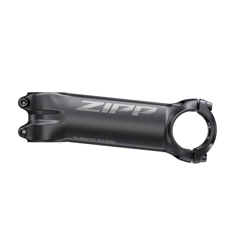 Zipp Service Course SL 6 Stem|Zipp Stem Service Course SL 31.8mm Clamp, 6deg Rise, 80mm Length, 1-1/8" Steerer Matte Black with Gloss Logos, Universal Face Plate B2|Zipp Stem Service Course SL 31.8mm Clamp, 6deg Rise, 90mm Length, 1-1/8" Steerer Matte Bla