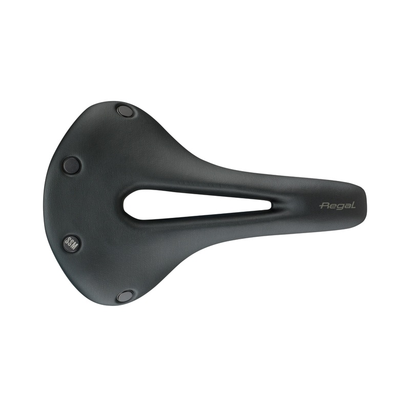 Selle San Marco Regal Short Open-Fit Carbon Saddle: Black Wide (L3)