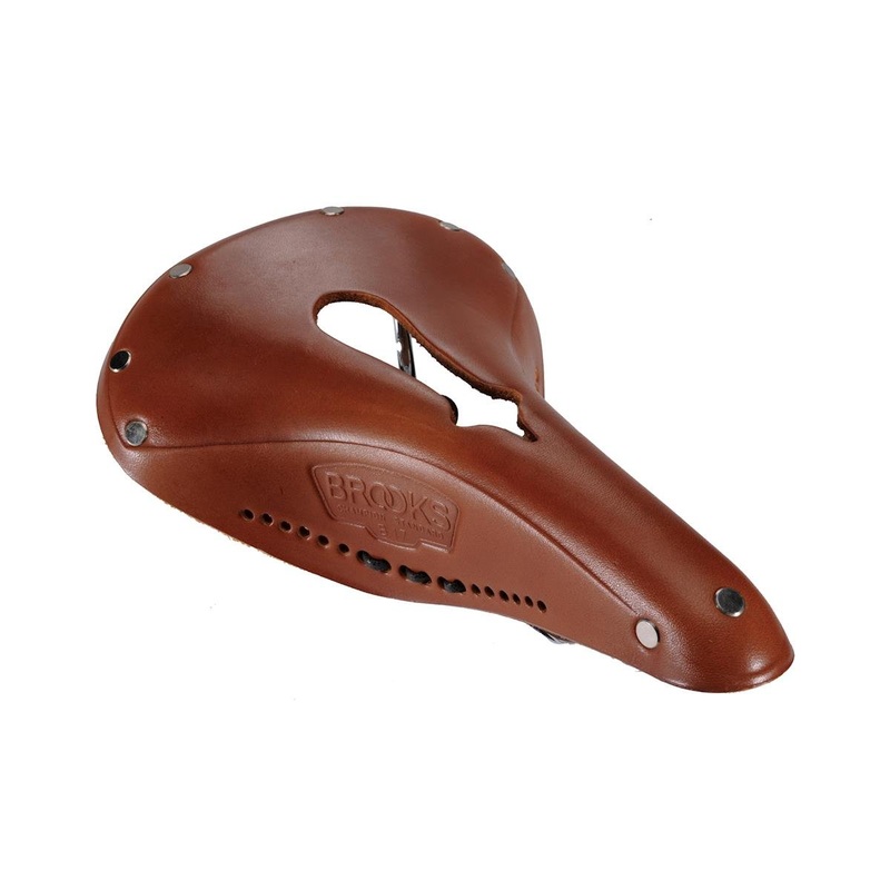 Brooks B17 Carved Saddle (Honey) (175mm) 