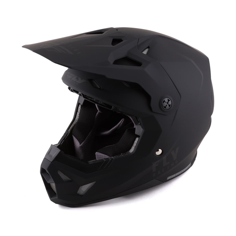 Fly Racing Formula CP Solid Helmet (Matte Black) (XS) 