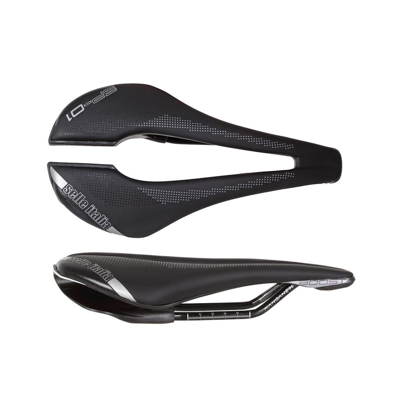 Selle Italia SP-01 Superflow Saddle (Black) (130mm) 