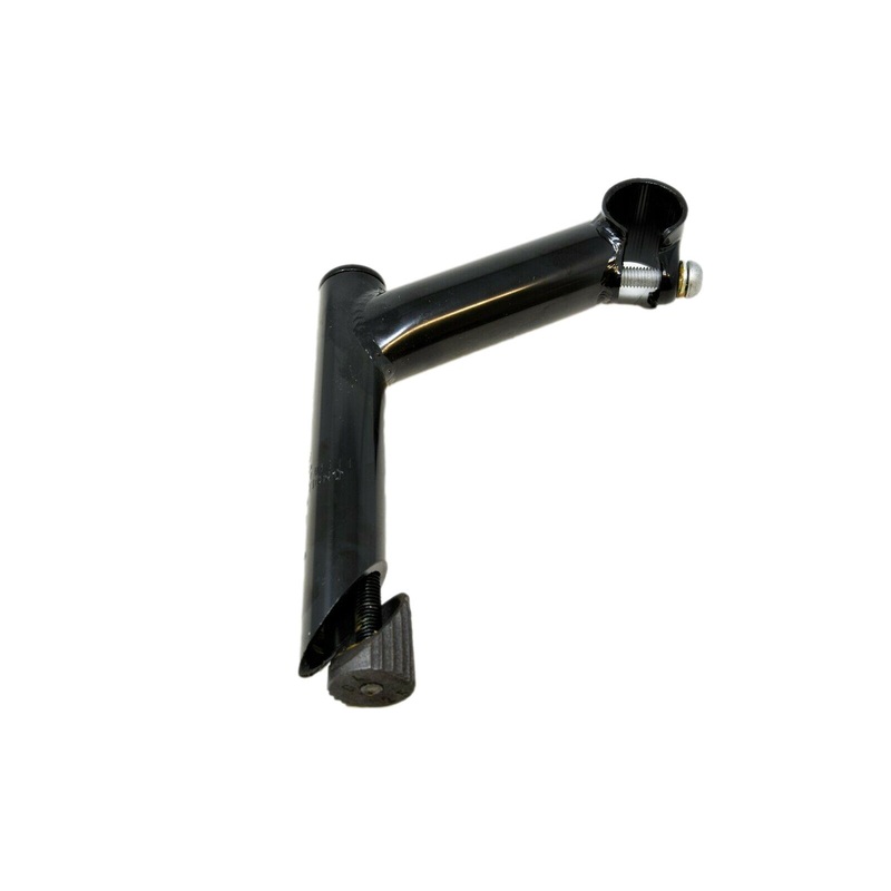 25.4MM QUILL MTB BIKE STEEL HANDLEBAR STEM 110MM REACH GOOD 20 DEGREE RISE BLACK