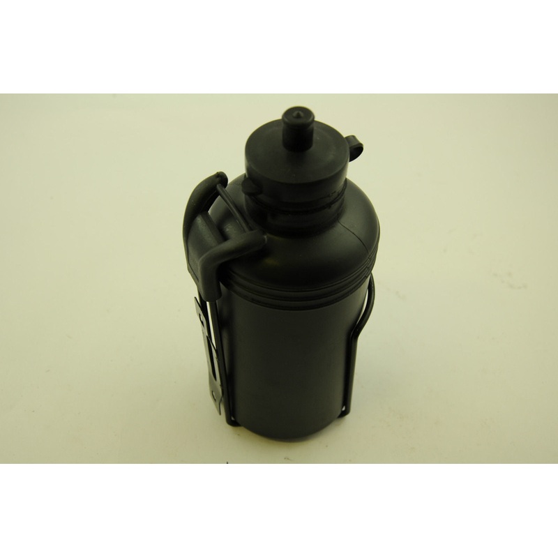 60's, 70's, 80's CLASSIC RACING BIKE BOTTLE & CAGE BLACK DRINKS BOTTLE