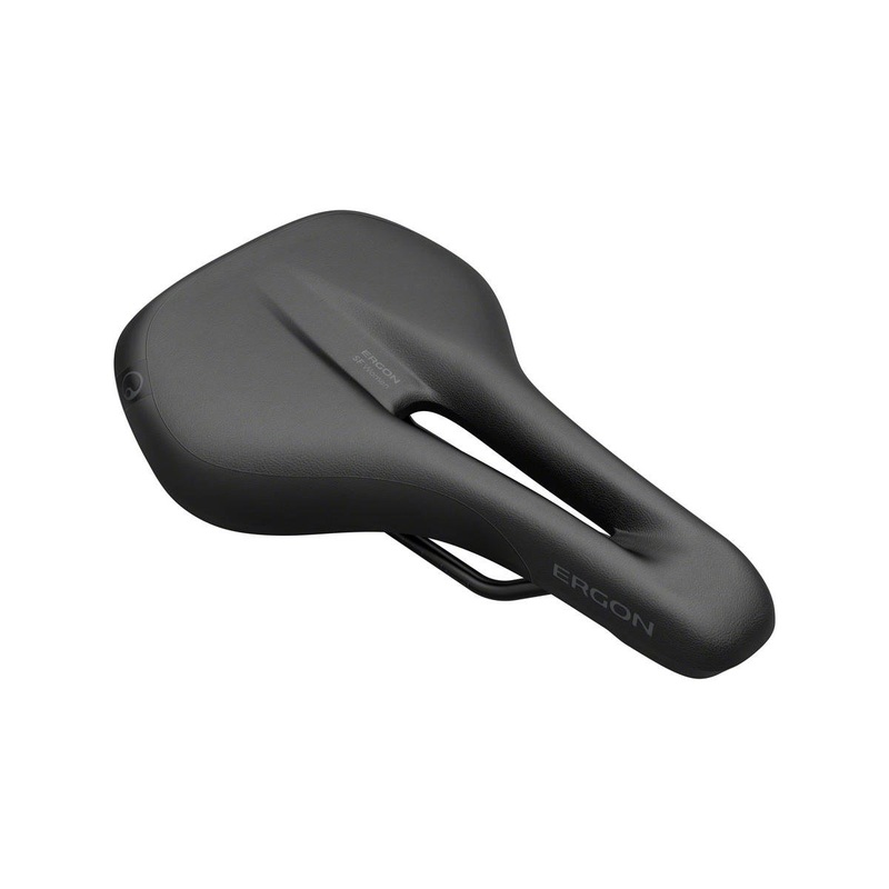 Ergon Women's SF Saddle (Black) (Steel Rails) (S/M) 