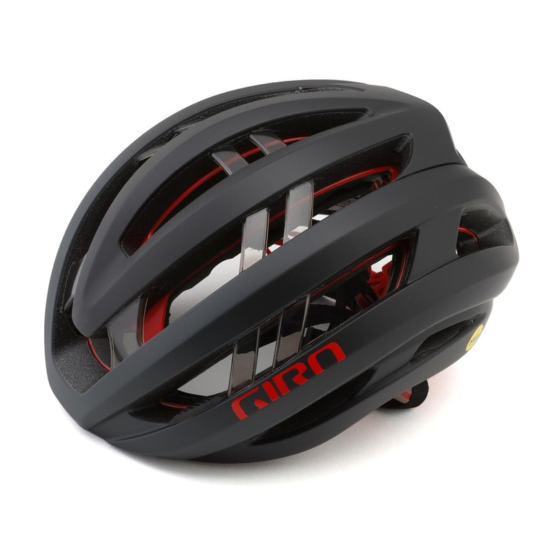 Giro Aries Spherical MIPS Helmet (Matte Carbon/Red) (S) 