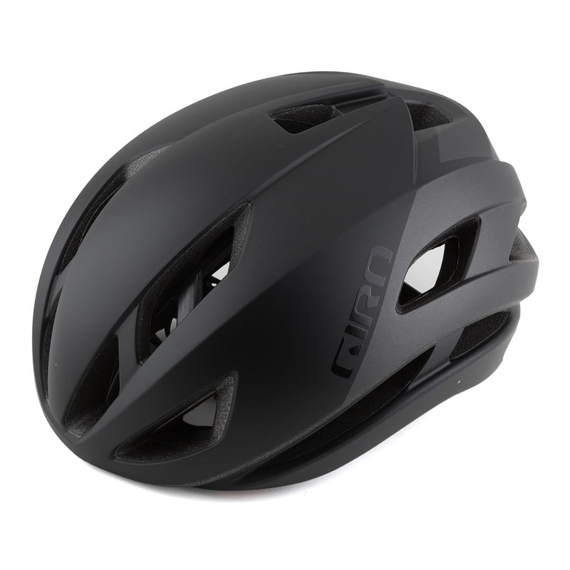 Giro Eclipse Spherical Road Helmet (Matte Black/Gloss Black) (M) 