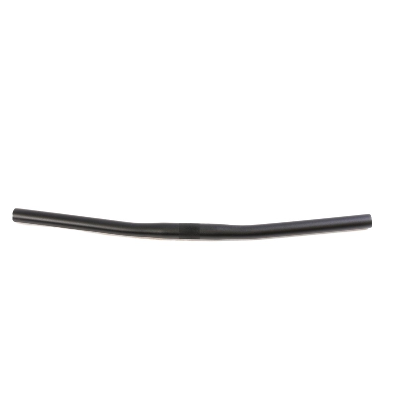 Zoom MTB Alloy Straight Allrounder Handlebars 25.4mm 560mm Wide Satin Matt Black
