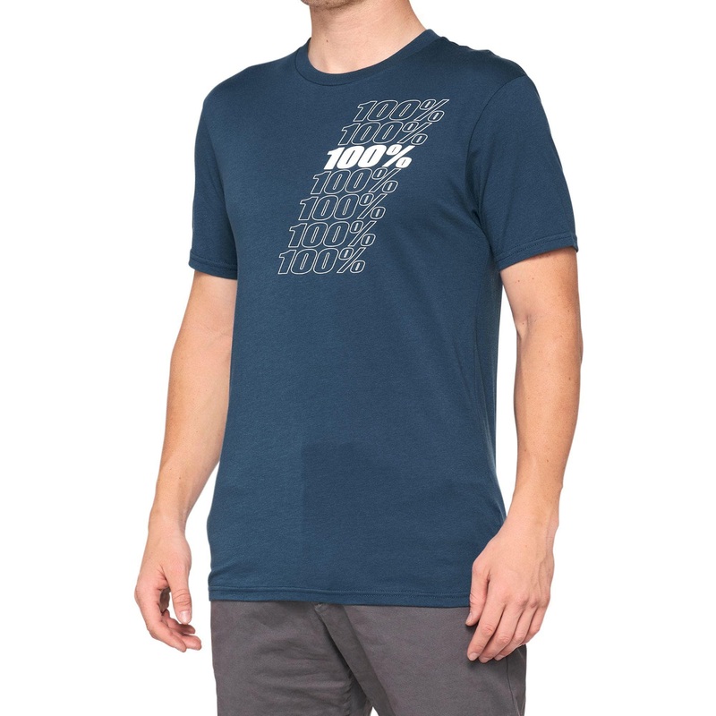 100% Nord T-Shirt Slate Blue Slate Blue