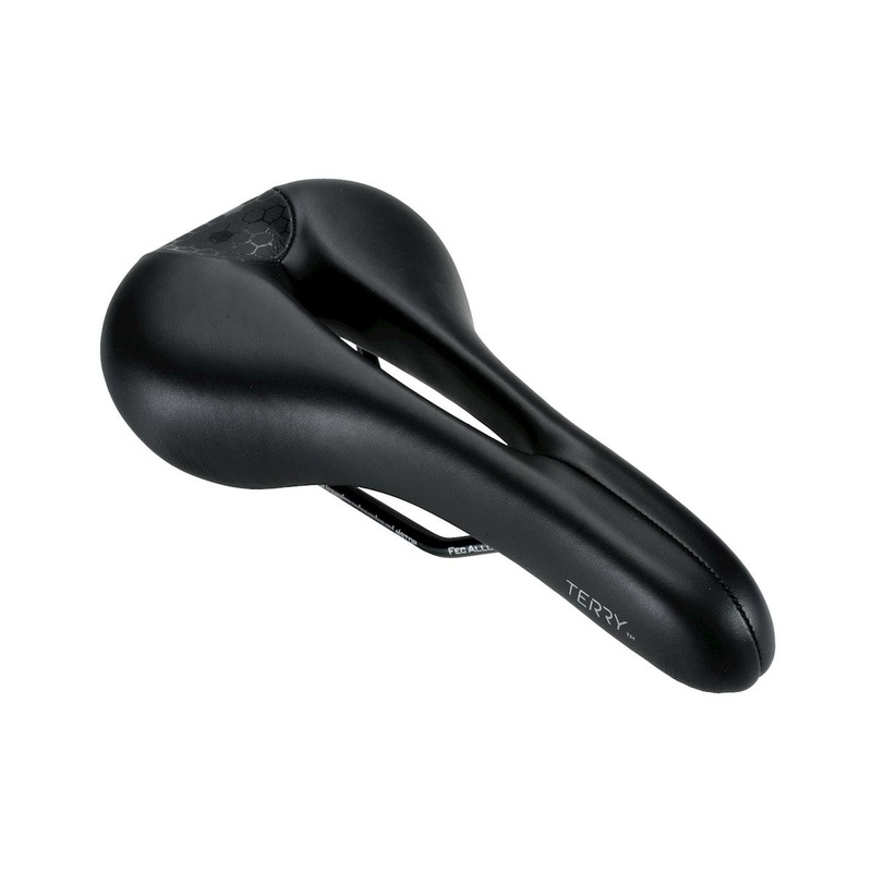 Terry Men's Fly Chromoly Saddle (Black) (FeC Alloy Rails) (140mm) 