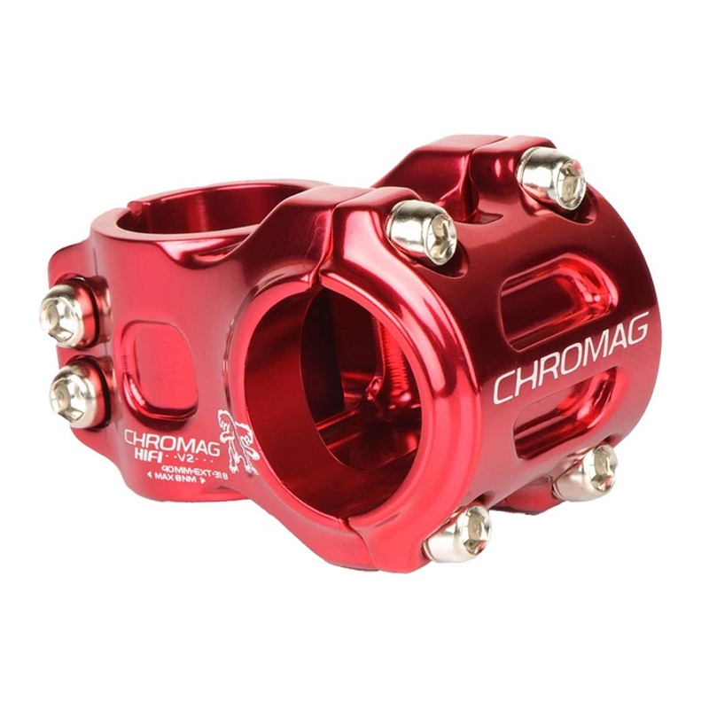 Chromag Hifi V2 Stem Diameter: 31.8mm Length: 40mm Steerer: 1-1/8'' 0 Red