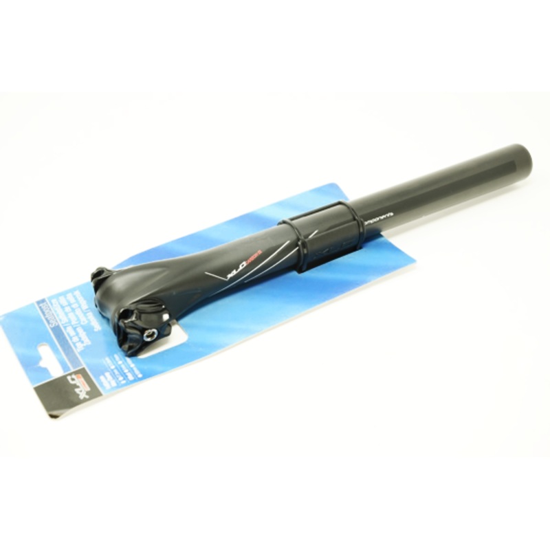 XLC CARBON SL BIKE SEAT POST SADDLE STEM 27.2mm, 300mm LONG WITH 15mm LAYBACK